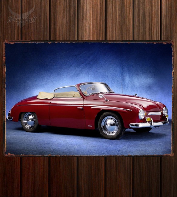 Металлическая табличка Volkswagen Rometsch Beeskow Cabriolet Металлическая табличка Volkswagen Rometsch Beeskow Cabriolet